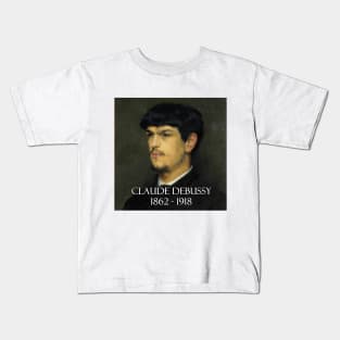 Great Composers: Claude Debussy Kids T-Shirt